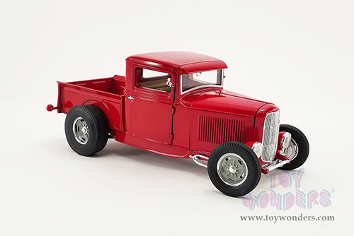 Acme -  Ford Hot Rod Pickup truck (1932, 1/18 scale diecast model car, Red) A1804100