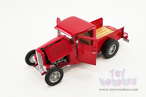 Acme -  Ford Hot Rod Pickup truck (1932, 1/18 scale diecast model car, Red) A1804100