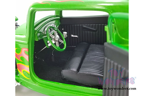 Acme - Rat Fink Ford Blown 3 Window Hot Rod (1932, 1/18 scale diecast model car, Green) A1805019