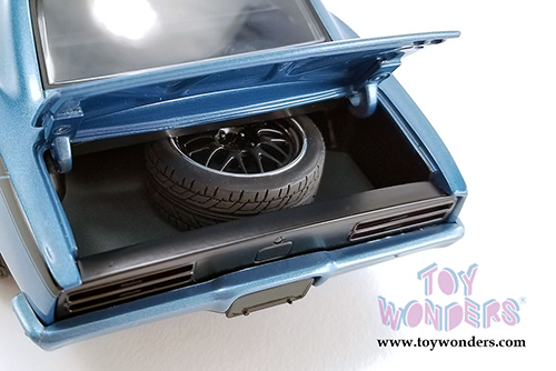 Acme - Pontiac&reg; Firebird Street Fighter Hardtop (1968, 1/18 scale diecast model car, Lucerne Blue w/Black stripes) A1805211