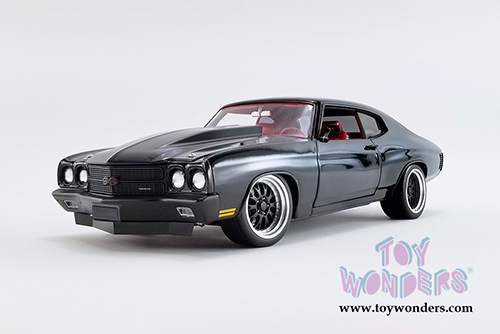 Acme - Chevrolet&reg; Chevelle&reg; 454 SS Street Fighter "G-Force" Hardtop (1970, 1/18 scale diecast model car, Black) A1805517