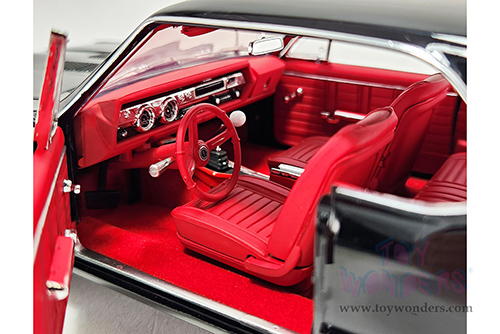 Acme - Oldsmobile 442 W-30 Hardtop (1967, 1/18 scale diecast model car, Ebony Black) A1805622