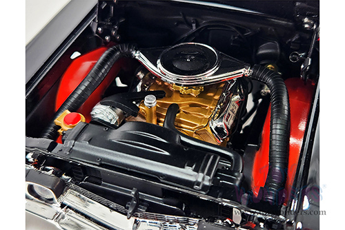 Acme - Oldsmobile 442 W-30 Hardtop (1967, 1/18 scale diecast model car, Ebony Black) A1805622