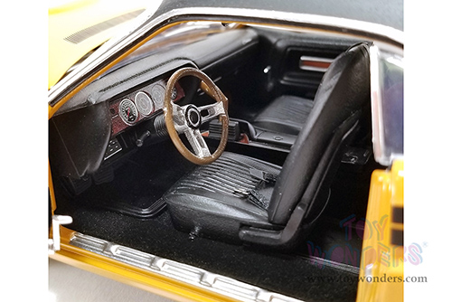 Acme | Dodge Challenger R/T Hemi with Vinyl Top (1971, 1/18 scale diecast model car, Butterscotch Orange) A1806023VT