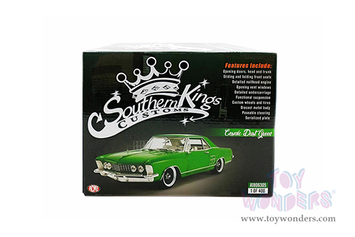 Acme - Buick Riviera Cruiser - Southern Kings Customs (1964, 1/18 scale diecast model car, Cosmic Dust Green) A1806305