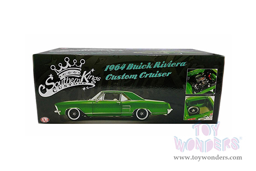 Acme - Buick Riviera Cruiser - Southern Kings Customs (1964, 1/18 scale diecast model car, Cosmic Dust Green) A1806305
