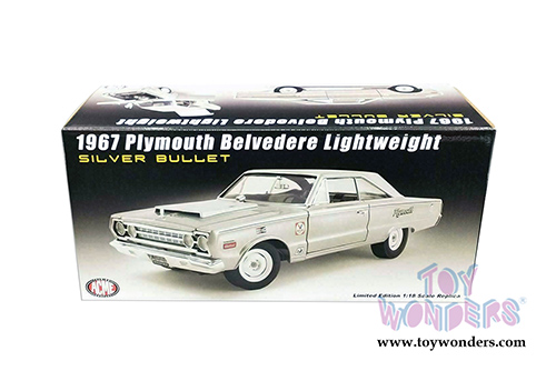 Acme - Plymouth Belvedere Lightweight - Silver Bullet (1967, 1/18 scale diecast model car, Silver) A1806704
