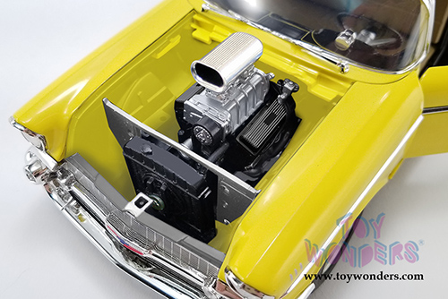 Acme - Chevrolet® 210 Hollywood Knights Tribute Edition (1957, 1/18 scale diecast model car, Canary Yellow) A1807006