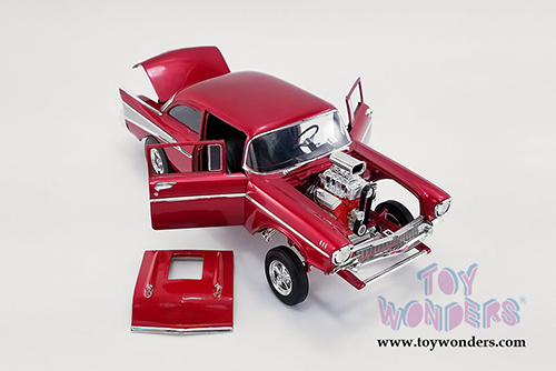 Acme - Chevrolet&reg; Bel Air Gasser "Rat Fink Gasser" (1957, 1/18 scale diecast model car, Red) A1807008