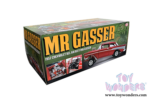 Acme - Chevrolet&reg; Bel Air Gasser "Rat Fink Gasser" (1957, 1/18 scale diecast model car, Red) A1807008