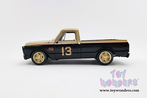 Acme - Chevrolet&reg; C-10 Shop Pickup Truck "Smokey Yunick" (1967, 1/18 scale diecast model car, Gold/Black) A1807212