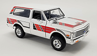 Acme - Chevrolet® K5 Blazer - Feather Edition (1972, 1/18 scale diecast model car, Red/White) A1807705