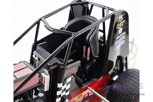 Acme - Winged Sprint Car #14 Tony Stewart "Advance Auto Parts" Rush Truck Centers (2021, 1/18 scale diecast model car, Black) A1809501