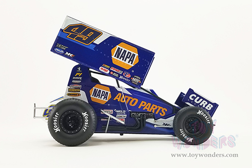 Acme - Winged Sprint Car #49 Brad Sweet "NAPA" Kasey Kahne Racing Sprint Car (2021, 1/18 scale diecast model car, Blue) A1809506