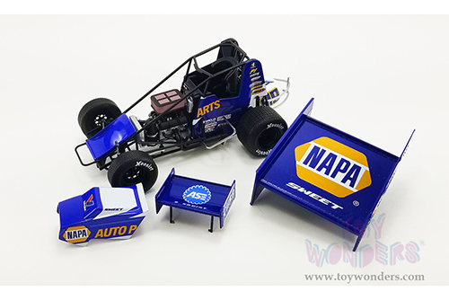 Acme - Winged Sprint Car #49 Brad Sweet "NAPA" Kasey Kahne Racing Sprint Car (2021, 1/18 scale diecast model car, Blue) A1809506