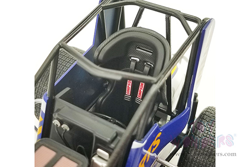 Acme - Winged Sprint Car #49 Brad Sweet "NAPA" Kasey Kahne Racing Sprint Car (2021, 1/18 scale diecast model car, Blue) A1809506