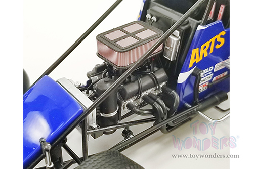 Acme - Winged Sprint Car #49 Brad Sweet "NAPA" Kasey Kahne Racing Sprint Car (2021, 1/18 scale diecast model car, Blue) A1809506