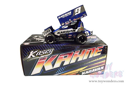 Acme - Winged Sprint Car #9 Kasey Kahne "Karavan Trailers" (2021, 1/18 scale diecast model car, Blue) A1809510