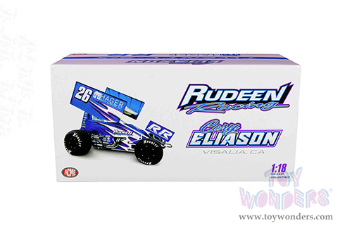 Acme - Winged Sprint Car #26 Cory Eliason "Hager Realty" Rudeen Racing (2021, 1/18 scale diecast model car, Blue) A1809518
