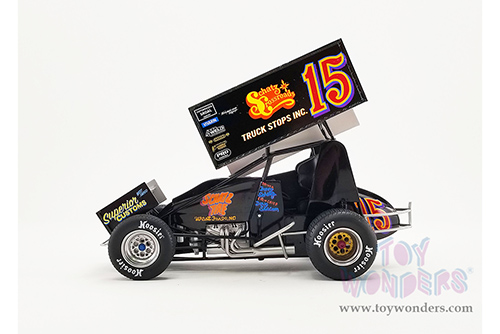 Acme - Winged Sprint Car #15 Donny Schatz "Schatz Crossroads Truck Stops Inc." First 410 Sprint Win 1994  (1/18 scale diecast model car, Black) A1809523