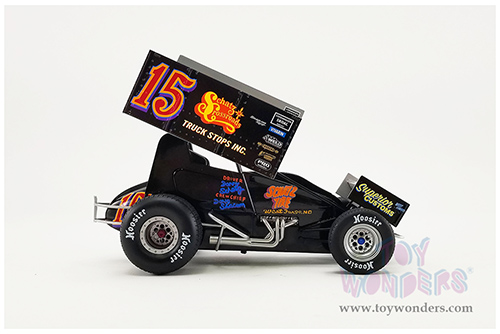 Acme - Winged Sprint Car #15 Donny Schatz "Schatz Crossroads Truck Stops Inc." First 410 Sprint Win 1994  (1/18 scale diecast model car, Black) A1809523