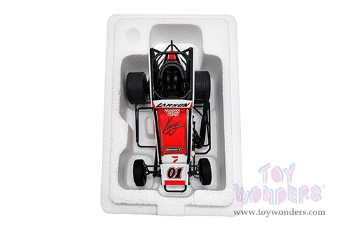 Acme - Midget Sprint Car #01 Kyle Larson FLO Racing 2022 (1/18 scale diecast model car, White/Red) A1810122