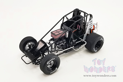 Acme - Winged Sprint Car #2 David Gravel "Huset's Speedway" (2022, 1/18 scale diecast model car, Black) A1822003