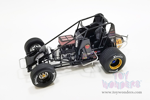 Acme - Winged Sprint Car #69 Bud Kaeding "Al's Roofing Supplies" Kaeding Performance 2022 (1/18 scale diecast model car, Black) A1822010