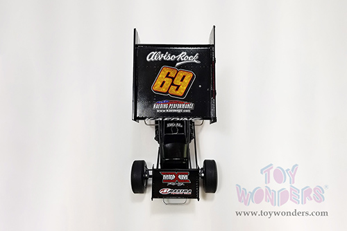 Acme - Winged Sprint Car #69 Bud Kaeding "Al's Roofing Supplies" Kaeding Performance 2022 (1/18 scale diecast model car, Black) A1822010