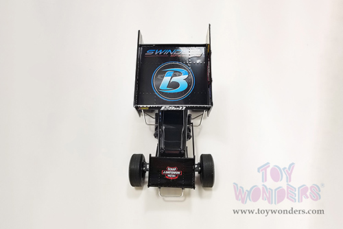 Acme - Winged Sprint Car #39 Christopher Bell "Circle B Diecast" Swindell Speedlab 2022 (1/18 scale diecast model car, Black) A1822013