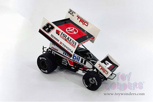 Acme - Winged Sprint Car #8 Aaron Reutzel "Mobil 1" Roth Motorsports 2022 (1/18 scale diecast model car, White) A1822015