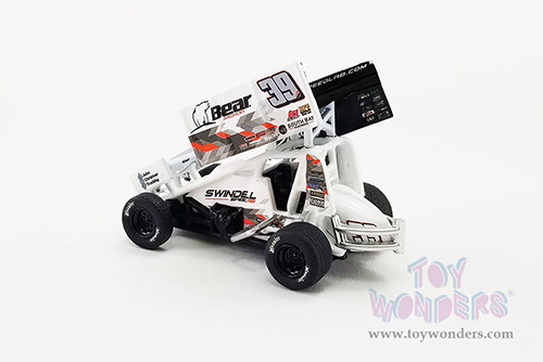 Acme - Winged Sprint Car #39 Sammy Swindell "Bear Archery and Swindell Speedlab" (2021, 1/64 scale diecast model car, White) A6401007