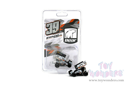 Acme - Winged Sprint Car #39 Sammy Swindell "Bear Archery and Swindell Speedlab" (2021, 1/64 scale diecast model car, White) A6401007