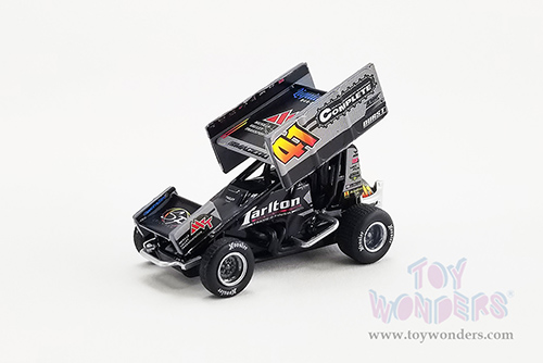 Acme - Winged Sprint Car #41 Carson Macedo "MVT" (2021, 1/64 scale diecast model car, Black) A6401009