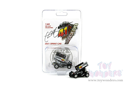 Acme - Winged Sprint Car #41 Carson Macedo "MVT" (2021, 1/64 scale diecast model car, Black) A6401009