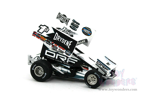 Acme - Winged Sprint Car #1A Jacob Allen Shark Racing "Drydene" (2020, 1/64 scale diecast model car, Dark Blue) A6401011