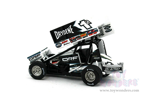 Acme - Winged Sprint Car #1A Jacob Allen Shark Racing "Drydene" (2020, 1/64 scale diecast model car, Dark Blue) A6401011