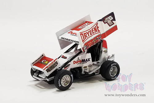 Acme - Winged Sprint Car #1S Logan Schuchart "Drydene - Duramax" Shark Racing (2022, 1/64 scale diecast model car, White) A6422004