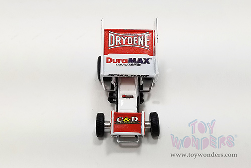 Acme - Winged Sprint Car #1S Logan Schuchart "Drydene - Duramax" Shark Racing (2022, 1/64 scale diecast model car, White) A6422004
