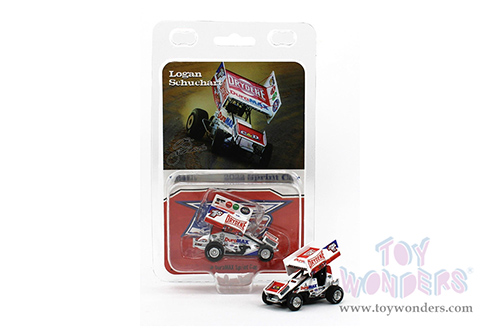 Acme - Winged Sprint Car #1S Logan Schuchart "Drydene - Duramax" Shark Racing (2022, 1/64 scale diecast model car, White) A6422004