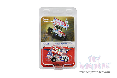 Acme - Winged Sprint Car #1S Logan Schuchart "Drydene - Duramax" Shark Racing (2022, 1/64 scale diecast model car, White) A6422004