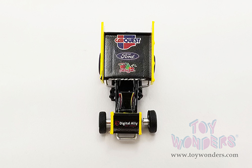 Acme - Winged Sprint Car #15 Donny Schatz "Advance Auto Parts" Tony Stewart Racing (2022, 1/64 scale diecast model car, Yellow/Black) A6422005