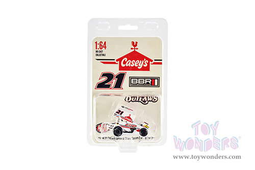 Acme - Winged Sprint Car #21 Brian Brown "Casey's General Store" Brian Brown Racing (2022, 1/64 scale diecast model car, White) A6422009