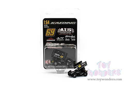Acme - Winged Sprint Car #69 Bud Kaeding "Al's Roofing Supplies" Kaeding Performance (2022, 1/64 scale diecast model car, Black) A6422010