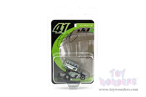 Acme - Winged Sprint Car #41 Carson Macedo "Albaugh" Jason Johnson Racing (2022, 1/64 scale diecast model car, Black/White) A6422011