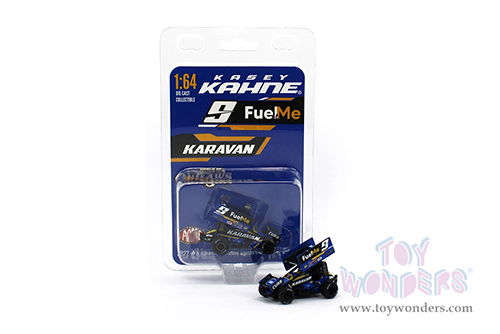 Acme - Winged Sprint Car #9 Kasey Kahne "Karavan - Fuel Me" Kasey Kahne Racing (2022, 1/64 scale diecast model car, Black) A6422012