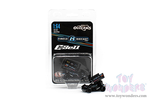 Acme - Winged Sprint Car #39 Christopher Bell "Circle B Diecast" Swindell Speedlab (2022, 1/64 scale diecast model car, Black) A6422013