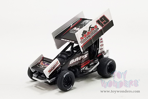 Acme - Winged Sprint Car #19 Brent Marks "BAPS Paints" Murray-Marks Motorsports (2022, 1/64 scale diecast model car, Black) A6422016