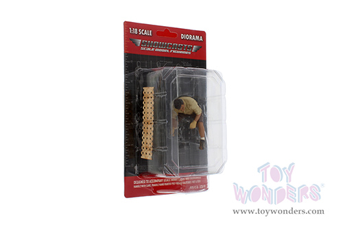 Showcasts® Figurines - 4x4 Mechanic - Figure 2 (1/18 scale, Beige/Brown) AD-18012 MAP: $14.99