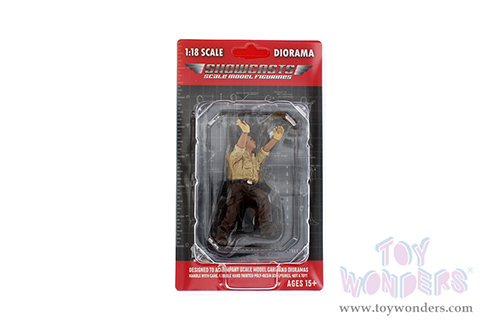 Showcasts® Figurines - 4x4 Mechanic - Figure 5 (1/18 scale, Beige/Brown) AD-18015 MAP: $14.99